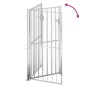 vidaXL Gartentor 100x200 cm Edelstahl vidaXL Gartentor 100x200 cm Edelstahl