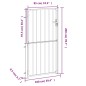 vidaXL Gartentor 100x200 cm Edelstahl vidaXL Gartentor 100x200 cm Edelstahl
