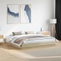 vidaXL Bettgestell Sonoma-Eiche 180x200 cm Holzwerkstoff vidaXL Bettgestell Sonoma-Eiche 180x200 cm Holzwerkstoff