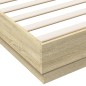 vidaXL Bettgestell Sonoma-Eiche 180x200 cm Holzwerkstoff vidaXL Bettgestell Sonoma-Eiche 180x200 cm Holzwerkstoff