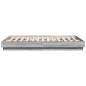 vidaXL Bettgestell Grau Sonoma 150x200 cm Holzwerkstoff vidaXL Bettgestell Grau Sonoma 150x200 cm Holzwerkstoff