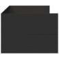 vidaXL Tagesbett mit Schubladen Schwarz 90x190 cm Holzwerkstoff vidaXL Tagesbett mit Schubladen Schwarz 90x190 cm Holzwerkstoff