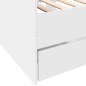 vidaXL Tagesbett mit Schubladen Weiß 75x190 cm Holzwerkstoff vidaXL Tagesbett mit Schubladen Weiß 75x190 cm Holzwerkstoff