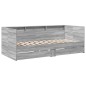 vidaXL Tagesbett mit Schubladen Grau Sonoma 90x190 cm Holzwerkstoff vidaXL Tagesbett mit Schubladen Grau Sonoma 90x190 cm Holzwerkstoff