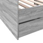 vidaXL Tagesbett mit Schubladen Grau Sonoma 90x190 cm Holzwerkstoff vidaXL Tagesbett mit Schubladen Grau Sonoma 90x190 cm Holzwerkstoff
