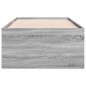 vidaXL Tagesbett mit Schubladen Grau Sonoma 100x200 cm Holzwerkstoff vidaXL Tagesbett mit Schubladen Grau Sonoma 100x200 cm Holzwerkstoff
