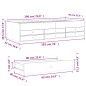 vidaXL Tagesbett Schubladen Braun Eiche-Optik 90x190 cm Holzwerkstoff vidaXL Tagesbett Schubladen Braun Eiche-Optik 90x190 cm Holzwerkstoff