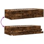 vidaXL Tagesbett mit Schubladen Räuchereiche 90x190 cm Holzwerkstoff vidaXL Tagesbett mit Schubladen Räuchereiche 90x190 cm Holzwerkstoff