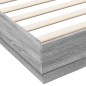vidaXL Bettgestell Grau Sonoma 180x200 cm Holzwerkstoff vidaXL Bettgestell Grau Sonoma 180x200 cm Holzwerkstoff