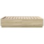 vidaXL Bettgestell Sonoma-Eiche 120x190 cm Holzwerkstoff vidaXL Bettgestell Sonoma-Eiche 120x190 cm Holzwerkstoff
