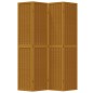 vidaXL 4-tlg. Raumteiler Braun Massivholz Paulownia vidaXL 4-tlg. Raumteiler Braun Massivholz Paulownia