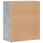 vidaXL Sideboard Betongrau 60x31x70 cm Holzwerkstoff vidaXL Sideboard Betongrau 60x31x70 cm Holzwerkstoff