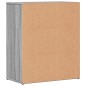 vidaXL Sideboard Grau Sonoma-Eiche 60x31x70 cm Holzwerkstoff vidaXL Sideboard Grau Sonoma-Eiche 60x31x70 cm Holzwerkstoff