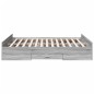 vidaXL Bettgestell mit Schubladen Grau Sonoma 160x200 cm Holzwerkstoff vidaXL Bettgestell mit Schubladen Grau Sonoma 160x200 cm Holzwerkstoff