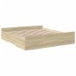 vidaXL Bettgestell mit Schubladen Sonoma-Eiche 200x200cm Holzwerkstoff vidaXL Bettgestell mit Schubladen Sonoma-Eiche 200x200cm Holzwerkstoff
