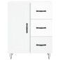 Highboard Hochglanz-Weiß 69,5x34x180 cm Holzwerkstoff Highboard Hochglanz-Weiß 69,5x34x180 cm Holzwerkstoff