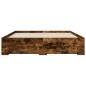 vidaXL Bettgestell mit Schubladen Räuchereiche 150x200cm Holzwerkstoff vidaXL Bettgestell mit Schubladen Räuchereiche 150x200cm Holzwerkstoff