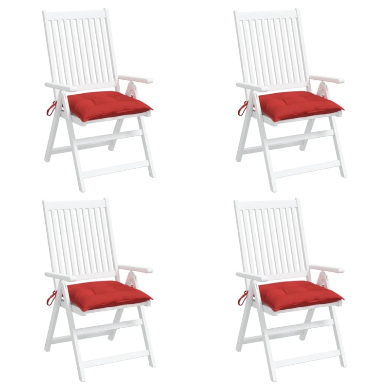 vidaXL Palettenkissen 4 Stk. Rot 50x50x7 cm Oxford-Gewebe vidaXL Palettenkissen 4 Stk. Rot 50x50x7 cm Oxford-Gewebe
