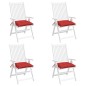 vidaXL Palettenkissen 4 Stk. Rot 50x50x7 cm Oxford-Gewebe vidaXL Palettenkissen 4 Stk. Rot 50x50x7 cm Oxford-Gewebe