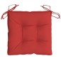 vidaXL Palettenkissen 4 Stk. Rot 50x50x7 cm Oxford-Gewebe vidaXL Palettenkissen 4 Stk. Rot 50x50x7 cm Oxford-Gewebe