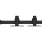 vidaXL Mini Schiebetürbeschlag Set für Schranktüren Carbonstahl 122 cm vidaXL Mini Schiebetürbeschlag Set für Schranktüren Carbonstahl 122 cm