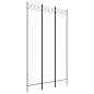 vidaXL 3-tlg. Paravent Weiß 120x200 cm Stoff vidaXL 3-tlg. Paravent Weiß 120x200 cm Stoff