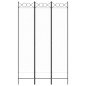 vidaXL 3-tlg. Paravent Weiß 120x200 cm Stoff vidaXL 3-tlg. Paravent Weiß 120x200 cm Stoff