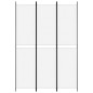 vidaXL 3-tlg. Paravent Weiß 150x220 cm Stoff vidaXL 3-tlg. Paravent Weiß 150x220 cm Stoff