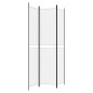 vidaXL 3-tlg. Paravent Weiß 150x220 cm Stoff vidaXL 3-tlg. Paravent Weiß 150x220 cm Stoff