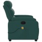 vidaXL Massagesessel Dunkelgrün Stoff vidaXL Massagesessel Dunkelgrün Stoff