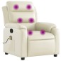 vidaXL Massagesessel Creme Kunstleder vidaXL Massagesessel Creme Kunstleder
