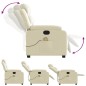 vidaXL Massagesessel Creme Kunstleder vidaXL Massagesessel Creme Kunstleder
