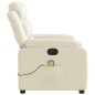 vidaXL Massagesessel Creme Kunstleder vidaXL Massagesessel Creme Kunstleder