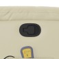 vidaXL Massagesessel Creme Kunstleder vidaXL Massagesessel Creme Kunstleder