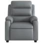 vidaXL Relaxsessel Grau Kunstleder vidaXL Relaxsessel Grau Kunstleder