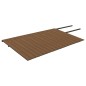 WPC Terrassendielen mit Zubehör Braun und Grau 40 m² 4 m WPC Terrassendielen mit Zubehör Braun und Grau 40 m² 4 m
