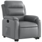 vidaXL Relaxsessel mit Aufstehhilfe Grau Kunstleder vidaXL Relaxsessel mit Aufstehhilfe Grau Kunstleder