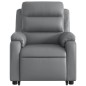 vidaXL Relaxsessel mit Aufstehhilfe Grau Kunstleder vidaXL Relaxsessel mit Aufstehhilfe Grau Kunstleder