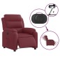 vidaXL Relaxsessel Elektrisch Weinrot Stoff vidaXL Relaxsessel Elektrisch Weinrot Stoff