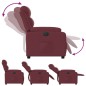 vidaXL Relaxsessel Elektrisch Weinrot Stoff vidaXL Relaxsessel Elektrisch Weinrot Stoff