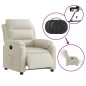 vidaXL Relaxsessel Elektrisch Creme Samt vidaXL Relaxsessel Elektrisch Creme Samt