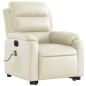 vidaXL Massagesessel mit Aufstehhilfe Elektrisch Creme Kunstleder vidaXL Massagesessel mit Aufstehhilfe Elektrisch Creme Kunstleder