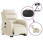 vidaXL Massagesessel mit Aufstehhilfe Elektrisch Creme Kunstleder vidaXL Massagesessel mit Aufstehhilfe Elektrisch Creme Kunstleder