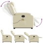 vidaXL Massagesessel mit Aufstehhilfe Elektrisch Creme Kunstleder vidaXL Massagesessel mit Aufstehhilfe Elektrisch Creme Kunstleder