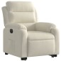 vidaXL Relaxsessel mit Aufstehhilfe Elektrisch Creme Samt vidaXL Relaxsessel mit Aufstehhilfe Elektrisch Creme Samt
