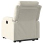 vidaXL Relaxsessel mit Aufstehhilfe Elektrisch Creme Samt vidaXL Relaxsessel mit Aufstehhilfe Elektrisch Creme Samt