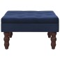 Hocker Marineblau 60x60x36 cm Samt Hocker Marineblau 60x60x36 cm Samt