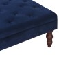 Hocker Marineblau 60x60x36 cm Samt Hocker Marineblau 60x60x36 cm Samt