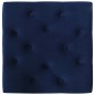 Hocker Marineblau 60x60x36 cm Samt Hocker Marineblau 60x60x36 cm Samt