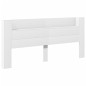 vidaXL LED-Kopfteil mit Ablagen Weiß 220x16,5x103,5 cm vidaXL LED-Kopfteil mit Ablagen Weiß 220x16,5x103,5 cm
